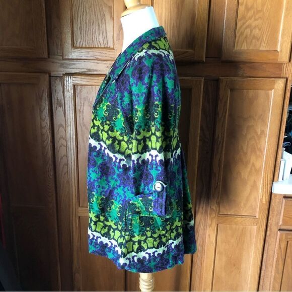 Anthropologie Luii V-Neck Buttons Boho Jacket - M - Picture 10 of 16